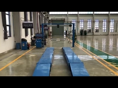 حالة حقيقية مع محاذاة عجلات ثلاثية الأبعاد + رفع مقص + انزلاق جانبية صفيحة مزدوجة + اختبار حمولة المحور + الفرامل