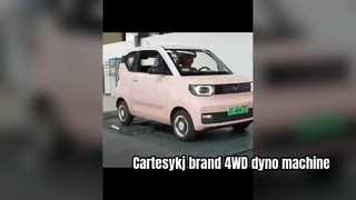 Cartesykj العلامة التجارية 4WD هيكل السيارة دينامومتر قوة الحصان آلة سيارة داينو قاعدة العجلات قابلة للتعديل