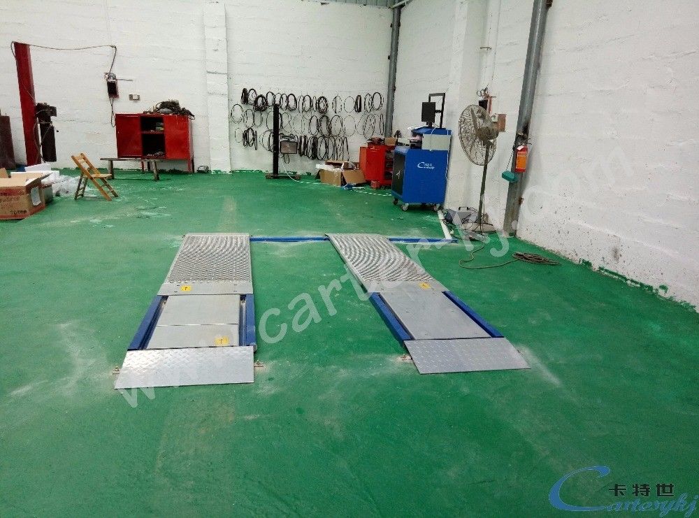 220 فولت التوتر خط اختبار لوحة مسطحة فائقة للسيارات اختبار الفرامل اختبار الحمل اختبار الانزلاق الجانبي