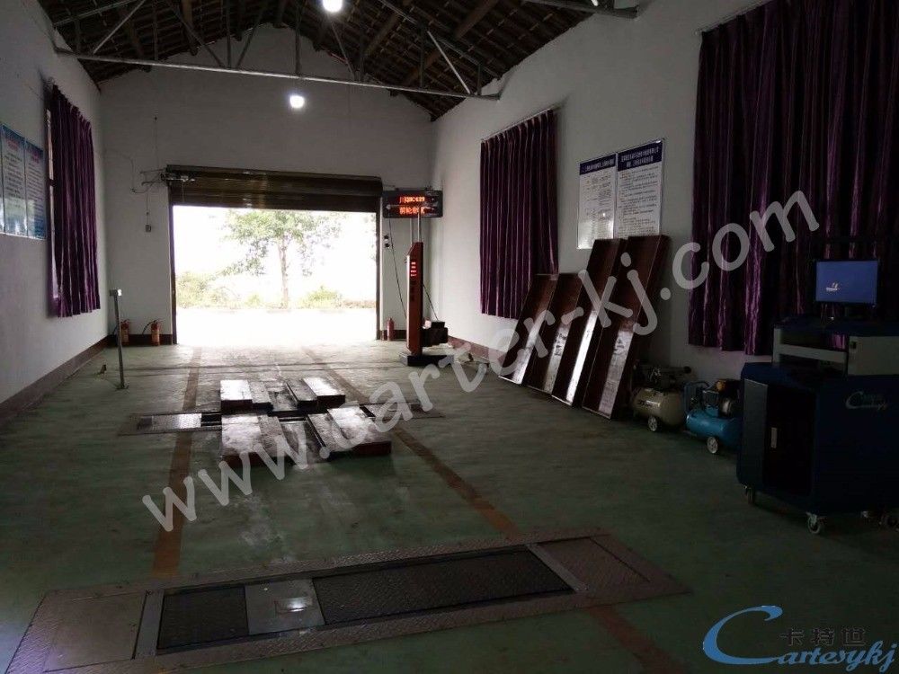 خط اختبار دراجة نارية بمحرك بقوة 10 كيلو واط لاختبار دقيق لسرعة الفرامل والحمل