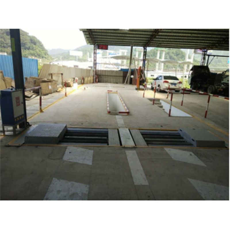 2004-2010 جهاز اختبار فرامل الأسطوانة للمركبات CTFZ-13B 15T مع رافعة تحميل للشاحنات والسيارات