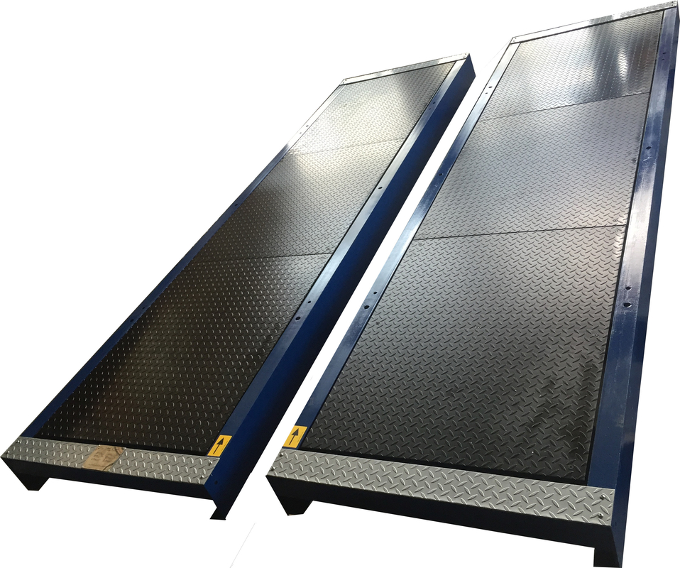 CTZZ-13-6 اختبار حمولة العجلات متعددة المحاور قياس حمولة العجلات 2 × 6000 × 1150mm