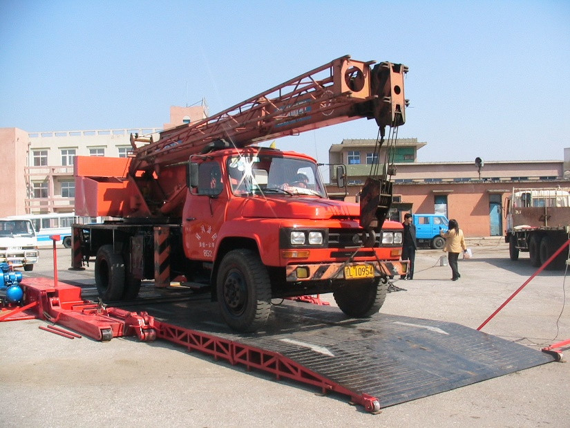 موقف العمل خط اختبار سلامة المركبة المتنقلة 10000kg الحمل خط اختبار CTYJ-10 المتنقل