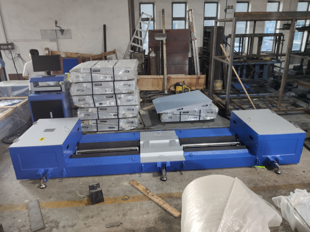 CTZD-2500M اختبار الفرامل المتحركة المحمولة للشاحنات لخط اختبار المركبات