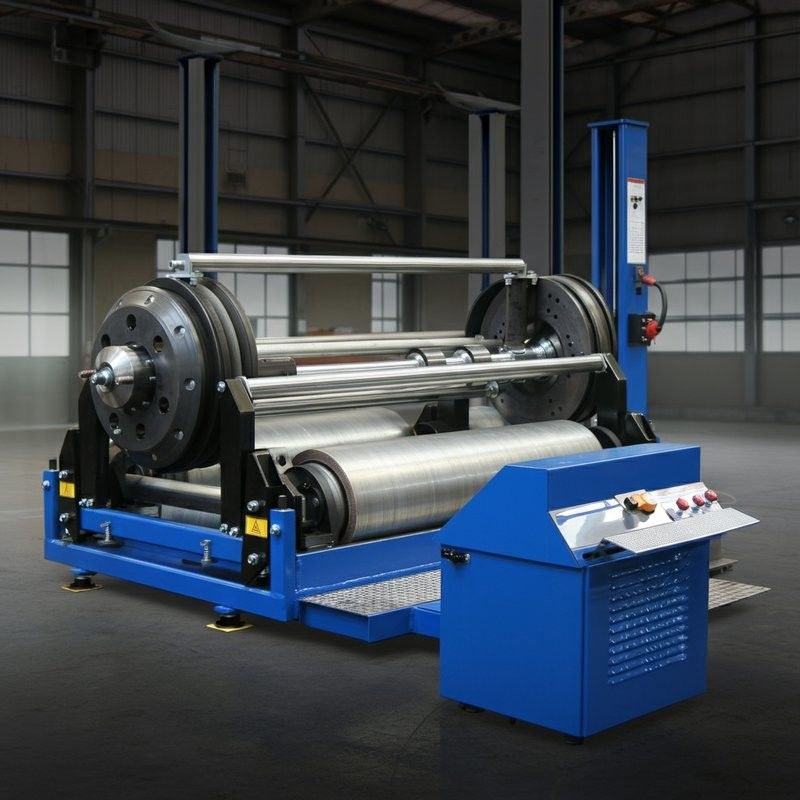 جهاز اختبار فرامل الأسطوانة المتحرك المحمول للشاحنات ذات الدفع الرباعي بسعة 10 أطنان معدات فحص خط اختبار المركبات