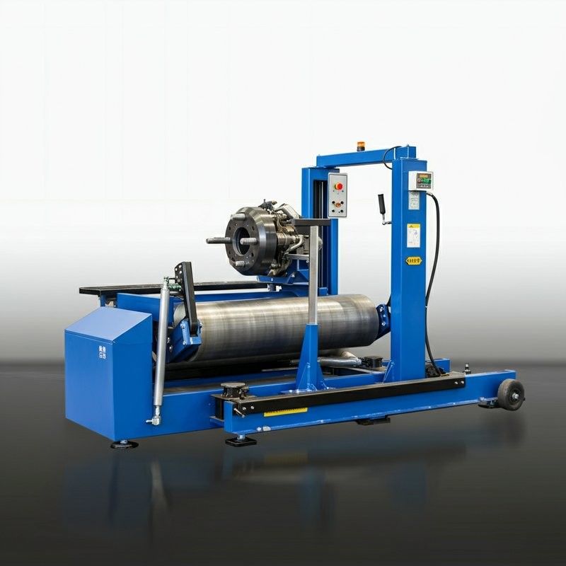 جهاز اختبار فرامل الأسطوانة المتحرك المحمول للشاحنات ذات الدفع الرباعي بسعة 10 أطنان معدات فحص خط اختبار المركبات