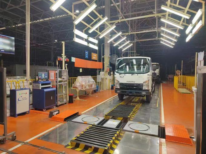 CTZJ-15 الشاحنات مركبة زاوية التوجيه اختبار الحمل 15T مع جهاز تحكم LCD مع شاشة تعمل باللمس