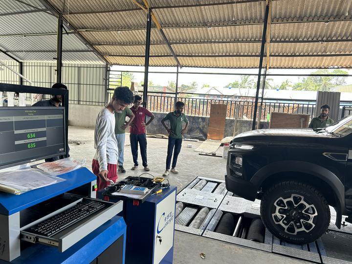 اختبار الفرامل 5 في 1 مع 4000 كجم الحد الأقصى لحمل المحور