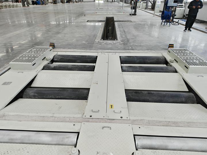 CTDCG-14 ثلاثة محورات ستة عجلات سيارة هيكل الدينامومتر السيارات الدينوماتيكي الحصان محرك الطاقة