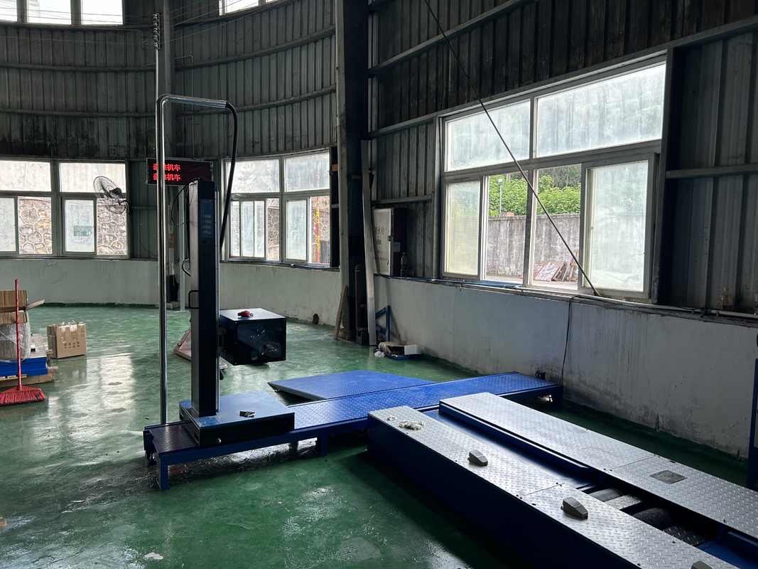 منصة اختبار مركزية للدراجات النارية ذات العجلتين من نوع Cartesykj، خط اختبار الدراجات النارية، معدات فحص المركبات، سعة 750 كجم