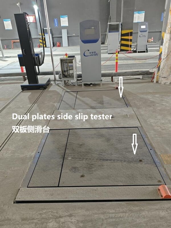 جهاز اختبار انزلاق جانب السيارة Cartesy 10t CTCH-10 لمعدات فحص المركبات للشاحنات والسيارات