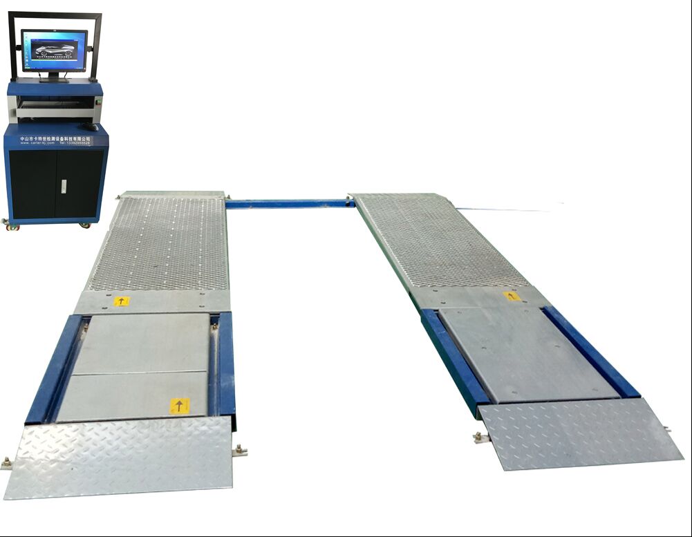 اختبار مكابح الصفائح المسطحة فائقة السعة 4 طن للشاحنة مع 10000kg وزن المحور الأقصى