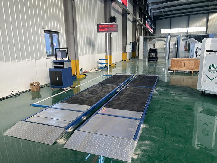 كارتيسيكج فاخرة 4 مسطحات مقيّم الفرامل مقيّم الانزلاق الجانبي مقيّم حمولة المحور مقيّم التعليقات 4T معدات فحص المركبات مسار اختبار المركبات للسيارات 4CTHPB-4