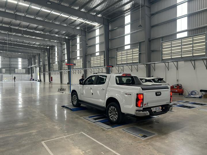 كارتيسي العلامة التجارية CTGT-3-3C رولر ترينيتي خط اختبار المركبات جهاز اختبار الفرامل الدوارة مع تحميل المحور لوحة واحدة اختبار الانزلاق الجانبي للمركبات الخفيفة