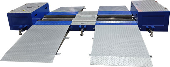 CTZD-2500M اختبار الفرامل المتحركة المحمولة للشاحنات لخط اختبار المركبات